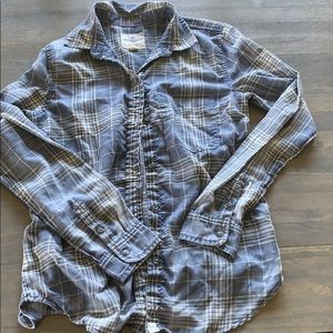 Light blue American Eagle Flannel